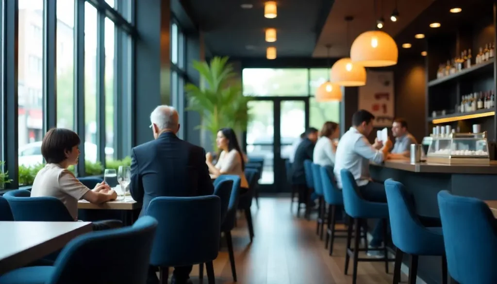 Eco-Friendly Upholstery Cleaning for Restaurants by Eco-Friendly Upholstery Cleaning Restaurants. Image shows a clean and tidy establishment.